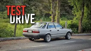 TEST DRIVE TOYOTA COROLLA 1989
