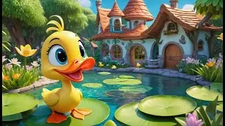 Duckling Pond Adventure | Splashy Nature Rhyme for Toddlers