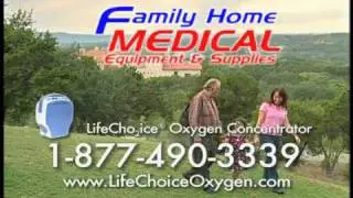 LifeChoice Portable Oxygen Concentrator by Family Home Medical