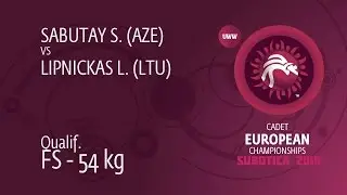 Qual. FS - 54 kg: S. SABUTAY (AZE) df. L. LIPNICKAS (LTU) by TF, 10-0