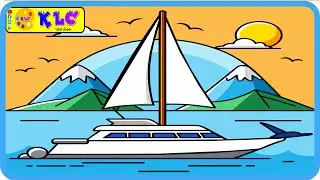 🚢 Ship-5-Sea,Paddle,Anchor,Lifebuoy,Whistle,Mooring Bollard, Drawing and Coloring