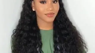 Peruvian water wave Bundles With Frontal 100% Miss Cara Remy Human Hair With Closure