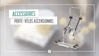 Démonstration du porte vélo ascensionnel Thule sur un camping-car