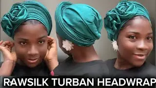 How To Tie A Beautiful Turban For Party || Scarf || Headtie 