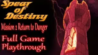 Wolfenstein 3D Spear of Destiny Return to Danger *Full game* Gameplay playthrough (no commentary)