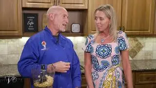 Eating With V Show Promo with Chef Dr. Mitchell making Ultimate Seed Crackers & Hummus
