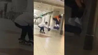Skating AND filming on point!