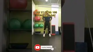 3000 Burpees in 30 days. 80%complete=donate 100$.90%=150$.3k burpees=200$#yt#goals#fit#wellness