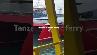 Tanzania first ferry experience #yutubeshorts