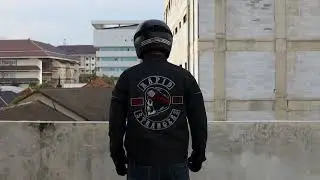 features jaket bikers RAPID STRANGERS full bordir premium