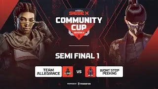 Team Allegiance vs Wont Stop Peeking | Semifinal 1(BO3)  | Fragnation R6X Community Cup &ndash; Season 3