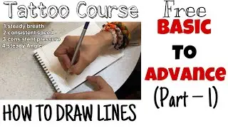 Line Practice ( Tattoo Course) || Tattoo Temple Dehradun || [Part ~1]