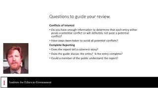Public Financial Disclosure Review MOOC (May 2020)