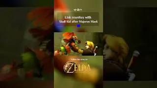 Link reunites with Skull Kid #majorasmask #Thelegendofzelda #zelda #link #majorlink