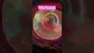 Looking into the #endless #tunnel #art #meowwolf #shorts #reels #viral #fyp #youtube