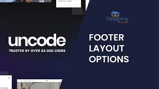 Uncode theme Footer Layout Options | How to Change footer content