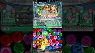 Crash Fever: Destroying Circe with 4 MIKU V4XS! (Wizard Difficulty, no continues)