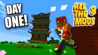Our First Day In A Whole New Modpack! | All The Mods 8 | 1.19 Modpack