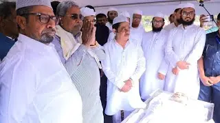 Visuals | Last Rites of Mufti Sageer Ahmed | Darul uloom Sabilur Rashad Bangalore 