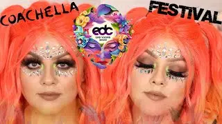 BH COSMETICS & LAURA LEE LOS ANGELES EASY COACHELLA / EDC MUSIC FESTIVAL INSPIRED MAKEUP TUTORIAL
