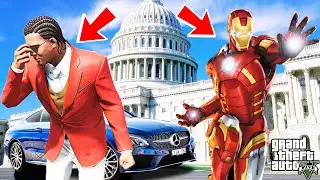 GTA 5 : Franklin become THE PRESIDENT in GTA 5 | SHINCHAN and CHOP