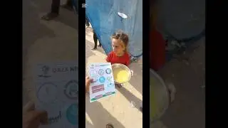 Hot Meal Distribution in Gaza | ISTEDAD Welfare Charity 🇵🇸 #GazaRelief#istedadwelfare