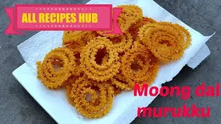 moong dal murukku recipe | pasiparuppu Murukku | பாசி பருப்பு முறுக்கு - All Recipes Hub