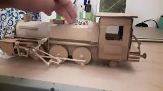 some minor improvements to my cardboard steam locomotive