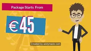 Tour and travel company | 2D Animation Video Sample | AddyMade | Digital marketing
