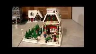 Custom Lego Winter Village Santa's Tree Farm