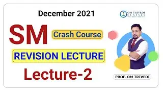 #EISSM Crash Course Revision l Lecture - 2 l December 2021 l CA Inter/IPCC l Prof. Om Trivedi l