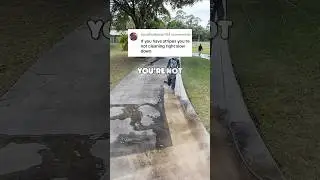 &ldquo;You&rsquo;re surface cleaner is leaving lines on the driveway&rdquo; 👀 welcome to FL! #pressurewashing