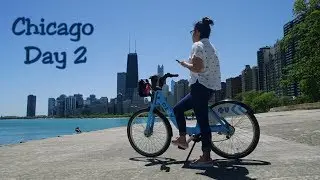 DIVVY BIKES - BEST WAY TO SEE THE CITY!? | Chicago Vlog Day 2