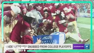 Undefeated Florida State snubbed from college playoffs