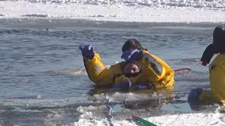 Ice rescue training: Muscatine teens learn crucial life-saving skills