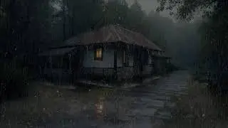 Soothing rain ambience for stress relief and deep relaxation throughout sleep