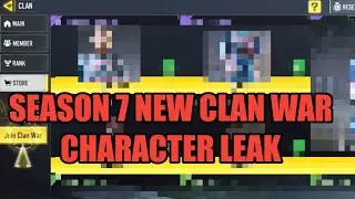 Codm Season 7 New Clan Wars Character Leak 2022 | codm Season 7 New Clan war character Leak 2022