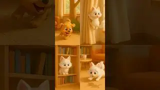 ตัวอย่าง|นิทานแมวหมากาแฟป่วน #นิทานเด็ก #amazingworldofkids #ai