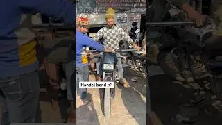 Splendor bike handle bend #splendor #modified #viralvideo #trending #viralshort #shorts