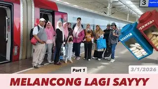 Perjalanan fafifu wasweswhoosh 3/1/2026 🤌🏻👀🦾🚄