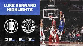 Luke Kennard unbelievable game winner against the Washington Wizards. | LA Clippers