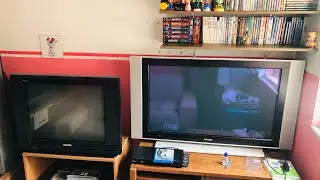 TV CRT Toshiba 29&rdquo; vs TV Plasma Philips 42&rdquo; | Rodando De Volta para o Futuro em DVD LG DC-596B