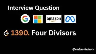 1390. Four Divisors - Python - Medium 