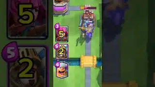 How many cards do you need to destroy the towers?🔥🔥#clashroyale #megaknight #supercell