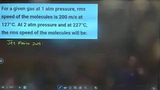 Kinetic Theory of Gases | Lecture 3 | RMS, Average & Most Probable Speed | Class 11 Physics