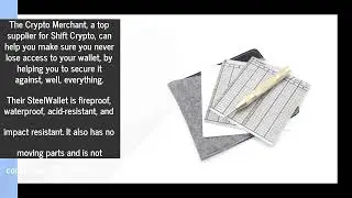 SteelWallet Recovery Phrase Storage Device Has No Moving Parts And Is Fireproof & Waterproof