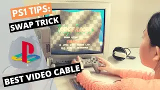 EP01: Sony Playstation | PS1 best video cable for CRT | swap trick for playing region locked games