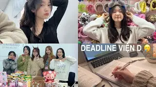 MỘT TUẦN CHẠY DEADLINE TẠI HỌC VIỆN NGOẠI GIAO 📚🙇‍♀️ | Mình Là Vie