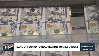 Dane County Board to hold hearing on 2026 budget