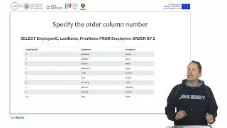 Order result sets with ORDER BY | 14/25 | UPV